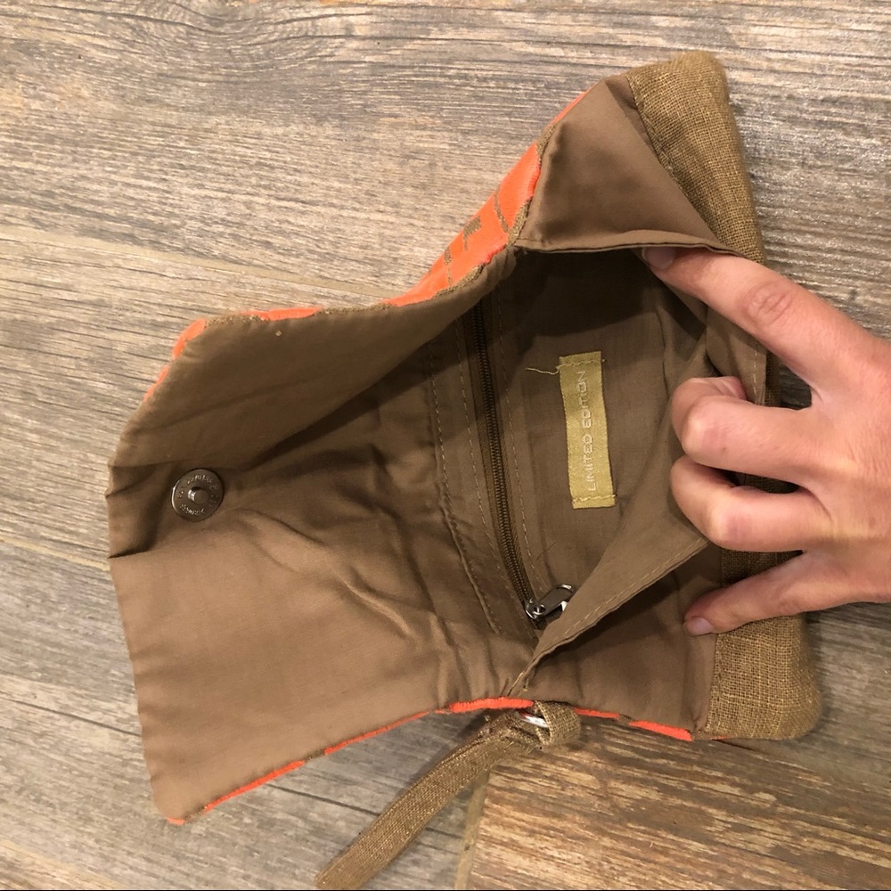 ‘Limited Edition’ Pink & Tan Boho Clutch Wristlet - Picture 3 of 6